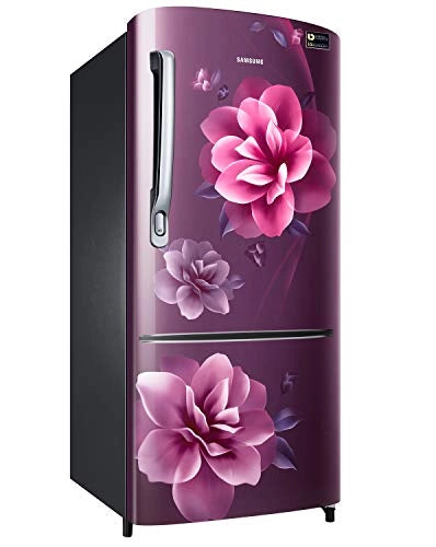 Samsung 192 L 3 Star inverter Direct Cool Single Door Refrigerator (RR20A272YCR/NL, Camellia Purple)