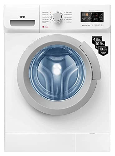 IFB 7 Kg 5 Star Front Load Washing Machine 2X Power Dual Steam (NEO DIVA WSS 7010, White & Silver, Hard Water Wash)