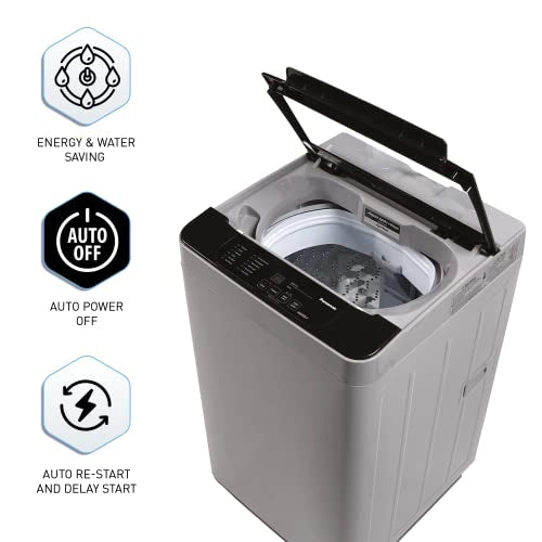Panasonic 7 Kg 5 Star Fully-Automatic Top Loading Washing Machine (NA-F70LF2MRB, Light Grey, 12 Wash Program)
