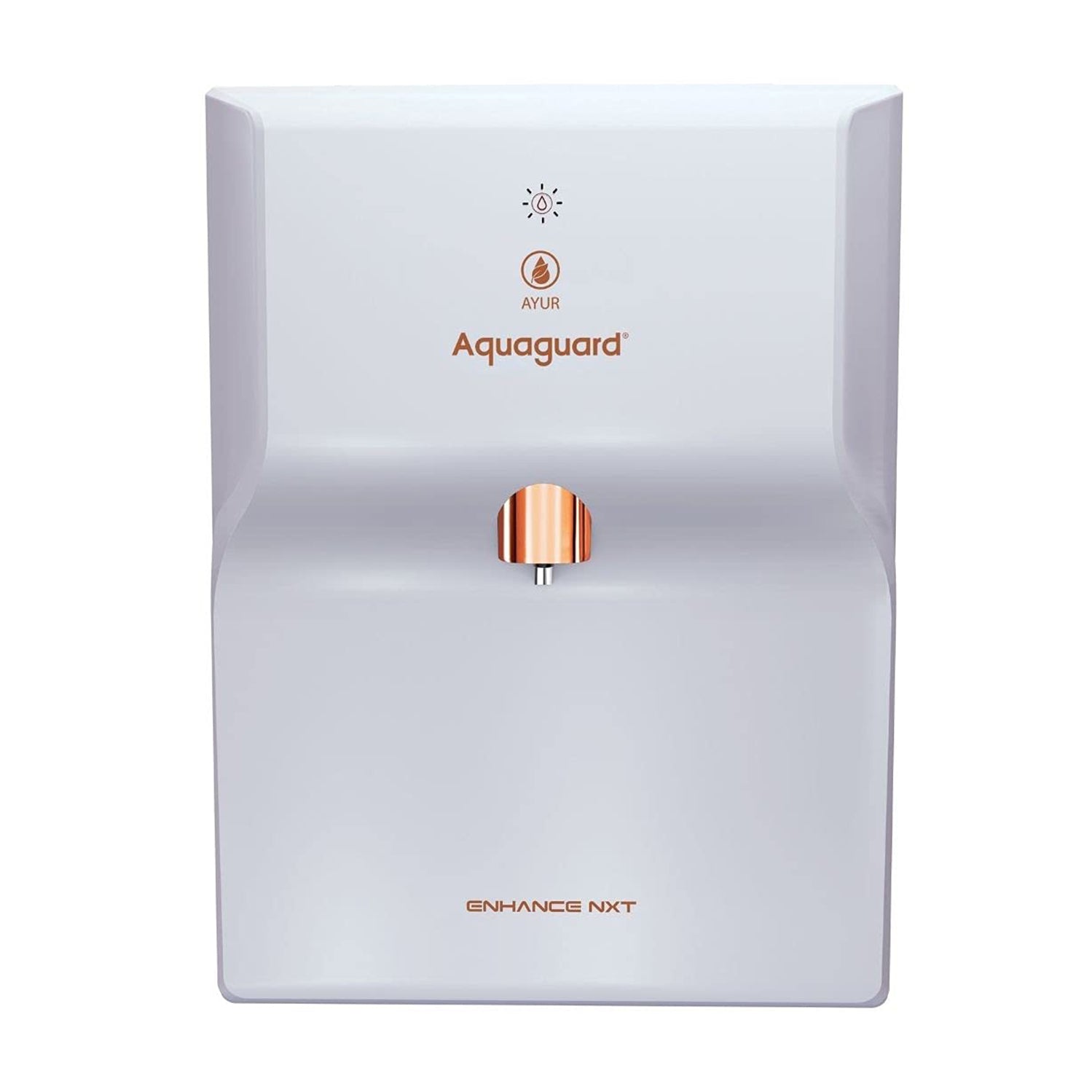 Aquaguard Enhance NXT Water Purifier with Patented Active Copper+UV+Ayur+Minetal Gurad Technology with ethe goodness of 7 Ayurvedic herbs, spices with purified water