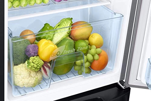 Samsung 192 L 2 Star Direct Cool Single Door Refrigerator (RR20A2Z1BS8/NL, Elegant Inox, Base stand drawer)