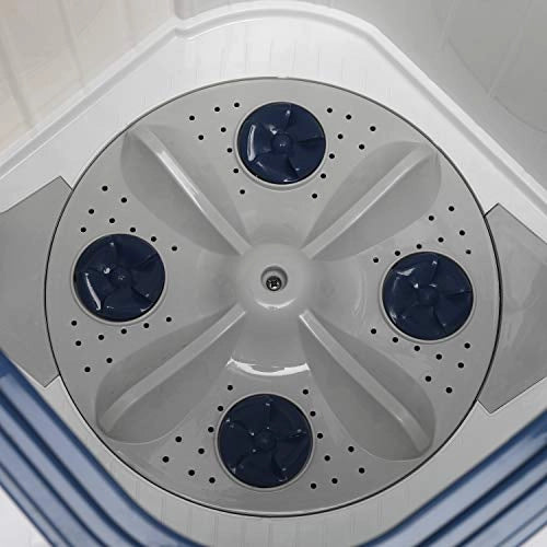 Voltas Beko 8.5 kg Semi-Automatic Top Loading Washing Machine, 2 Casette Filter (WTT85DBLT, Sky Blue)