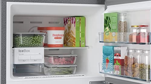 Bosch 290L 4Star Inverter Frost Free Double Door Refrigerator,Convertible (CTC29S04DI, Sparkly Steel)