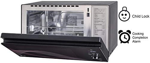 LG 32 L Charcoal Convection Healthy Heart Microwave Oven (MJEN326TL, Black Line Pattern, Neo Chef Design)