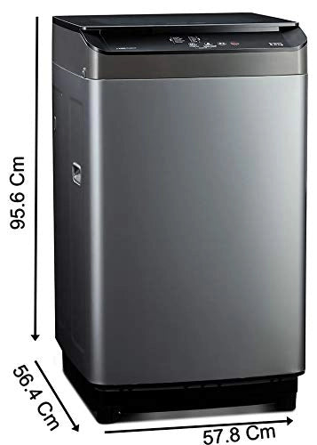 Voltas Beko 9.0 kg 5 Star Fully-Automatic Top Loading Washing Machine (WTL90UPGB, Gray) 2020