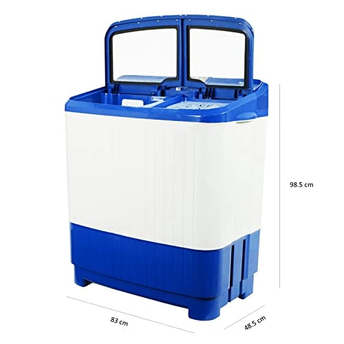 Panasonic 8.0 Kg Semi-Automatic Top Loading Washing Machine (NA-W80B5ARB, Blue)
