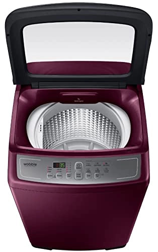 Samsung 7.5 Kg Fully-Automatic Top Loading Washing Machine (WA75A4022FF/TL, Plum, Wobble technology)