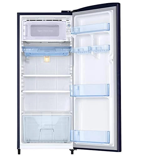 Samsung 192 L 1 Star Direct Cool Single Door Refrigerator (RR19A2YCA6U/NL, Mystic Overlay BLUE)