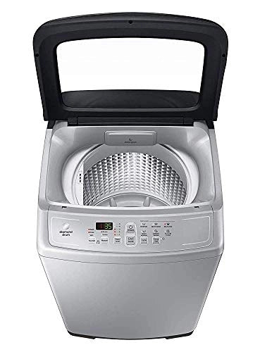 Samsung 6.5 kg Fully-Automatic Top Loading Washing Machine (WA65A4002VS/TL, Imperial Silver, Diamond Drum)