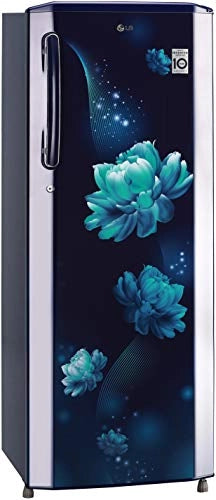 LG 270 L 3 Star Inverter Direct-Cool Single Door Refrigerator (GL-B281BBCX, Blue Charm, Moist 'N' FRESH)