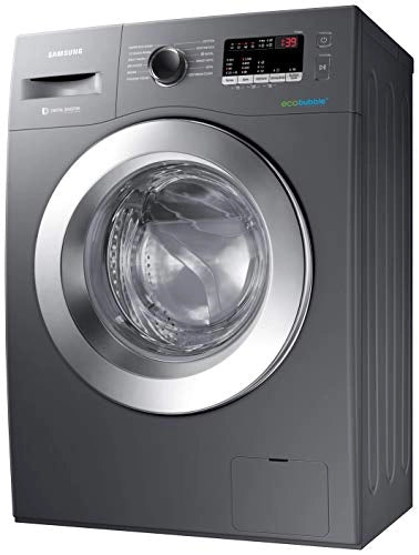 Samsung 6.5 Kg Inverter 5 star Fully-Automatic Front Loading Washing Machine (WW66R22EK0X/TL, Inox Grey, Hygiene steam)