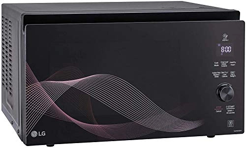 LG 32 L Charcoal Convection Healthy Heart Microwave Oven (MJEN326TL, Black Line Pattern, Neo Chef Design)