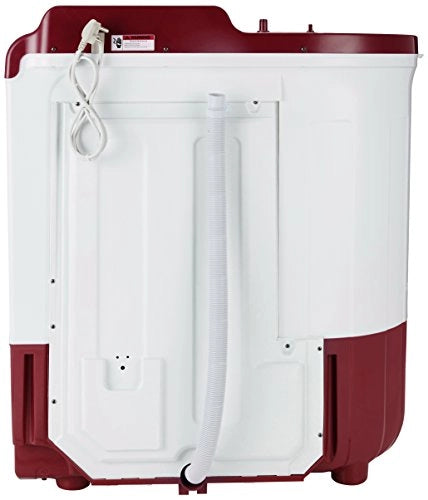Whirlpool 8 kg 5 Star Semi-Automatic Top Loading Washing Machine (ACE SUPER SOAK 8.0, Coral Red, Supersoak Technology)
