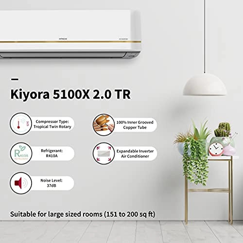Hitachi 2 Ton 5 Star Inverter Split AC