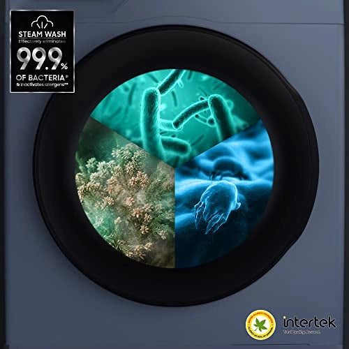 Samsung 8 Kg 5 Star Inverter Fully-Automatic Front Loading Washing Machine (WW80T4040CX1TL, Inox, In-Built Heater)