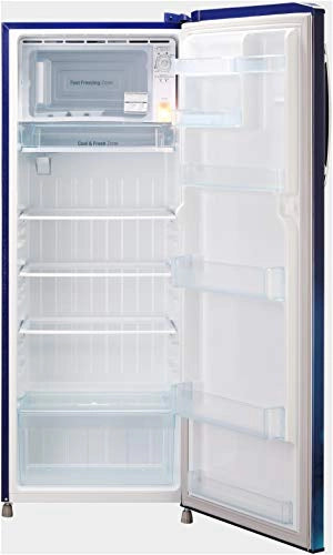 LG 270 L 3 Star Inverter Direct-Cool Single Door Refrigerator (GL-B281BBCX, Blue Charm, Moist 'N' FRESH)