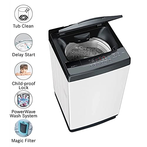Bosch 6.5 kg 5 Star Top Loading Washing Machine White WOE654W1IN