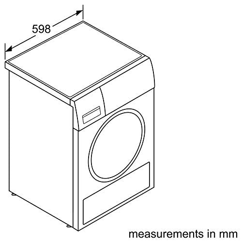 Siemens 9 kg Front Loading Tumble Dryer with Heat Pump (WT45W460IN, White)