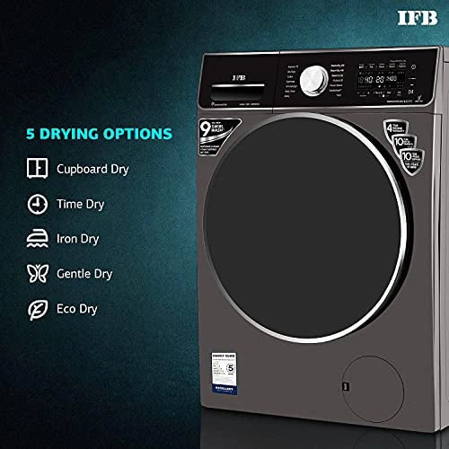 IFB Laundrimagic 3-in-1 8.5 Kg/6.5 Kg/2.5 Kg Inverter Washer Dryer Refresh (Executive ZXM, Mocha)