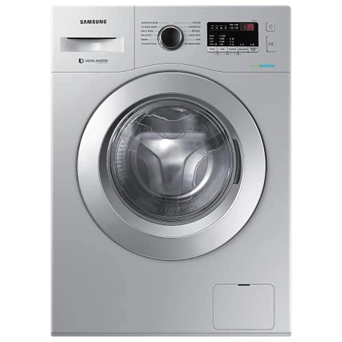Samsung 6.5 Kg 5 Star Fully-Automatic Inverter Front Loading Washing Machine (WW65R20EKSS/TL, Hygiene Steam, Silver)