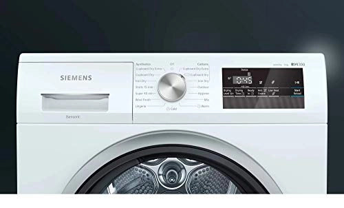 Siemens 7 kg Fully Automatic Front Loading Dryer (WT46N203IN, White)