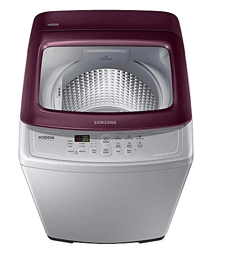 Samsung 7.5 kg Fully-Automatic Top Loading Washing Machine (WA75A4022FS/TL, Imperial Silver, Wobble Technology)