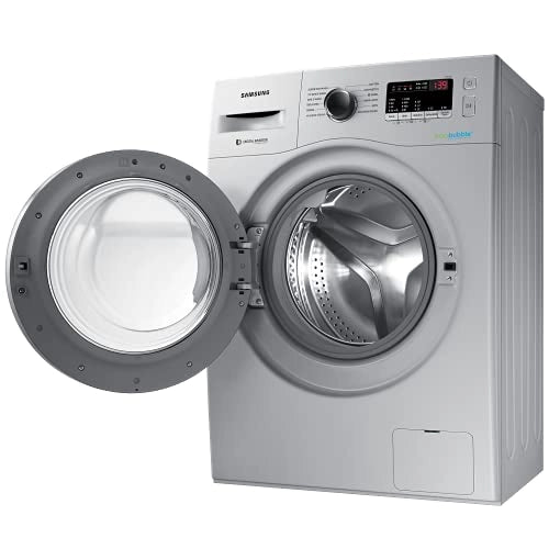 Samsung 6.5 Kg 5 Star Fully-Automatic Inverter Front Loading Washing Machine (WW65R20EKSS/TL, Hygiene Steam, Silver)