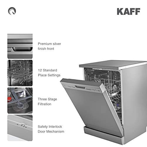 KAFF DW Centra 60, Free Standing Dishwasher, 12 Standard Place Settings, Three Stage Filteration System