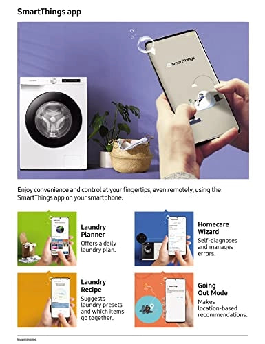 Samsung 9 Kg 5 Star Wi-Fi Inverter Fully-Automatic Front Loading Washing Machine (WW90T504DAN1TL, Inox, In-Built Heater)