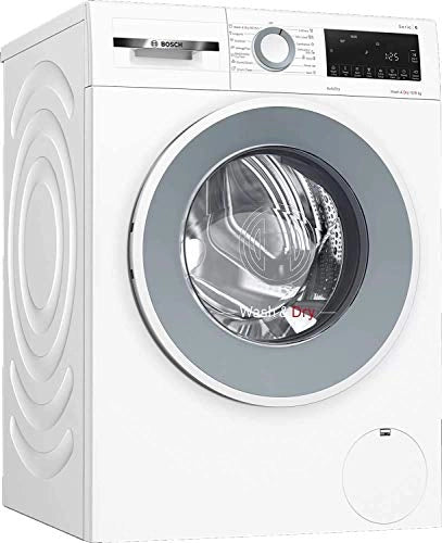 Bosch 10Kg/6Kg Inverter Washer Dryer (WNA254U0IN, In Built Heater, Large LED Display,Eco Projection, White Colour)