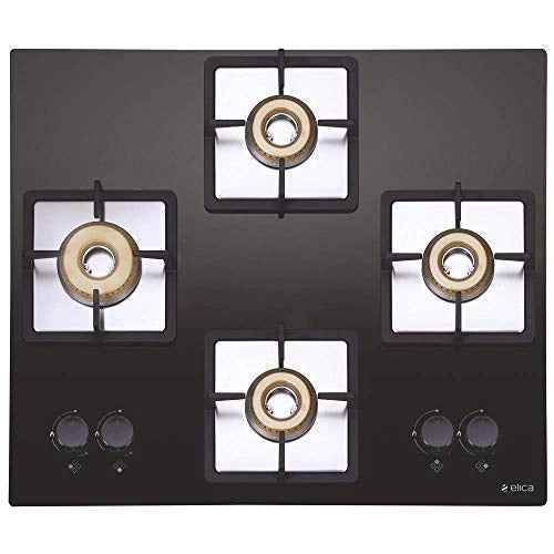 Elica Hobtop 4 Italian Burner Auto Ignition (Flexi HCT 460 Lotus Brass)