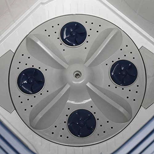 Voltas Beko 8.5 kg Semi-Automatic Top Loading Washing Machine, 2 Casette Filter (WTT85DBLG, Sky Blue)