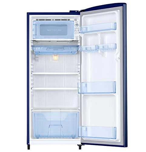 Samsung 192 L 3 Star inverter Direct Cool Single Door Refrigerator (RR20A272YCU/NL, Camellia Blue)