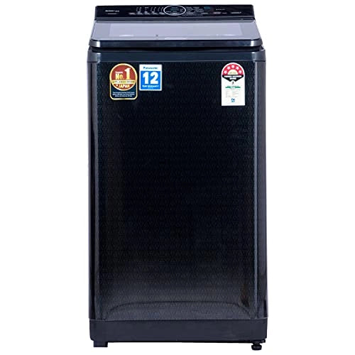 Panasonic 8 kg 5 Star Fully Automatic Top Load Washing Machine (Aqua Spin Rinse, NA-F80X9BRB, Black)