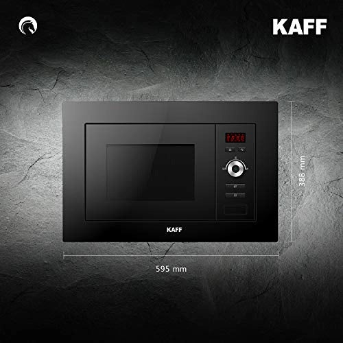 KAFF KMW5PJ Built-in Microwave | Capacity 20 L | Microwave/Grill/Combination | Full Black Tempered Glass