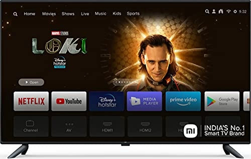 Mi 125.7 cm (50 Inches) 4K Ultra HD Android Smart LED TV 4X (Black)
