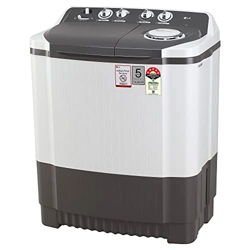 LG 7 Kg 5 Star Semi-Automatic Top Loading Washing Machine (P7020NGAZ, Dark Gray, Wind Jet Dry)