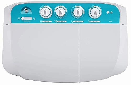 எல்ஜி 6 கிலோ செமி-ஆட்டோமேட்டிக் டாப் லோடிங் வாஷிங் மெஷின் (P6001RG, டார்க் கிரே, ரோலர் ஜெட் பல்சேட்டர்)