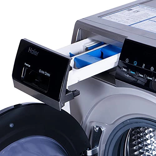 Haier 7.5 kg Inverter Motor Fully-Automatic Front Loading Washing Machine (Super Drum 1200 RPM, HW75-IM12929CS3,Heater)