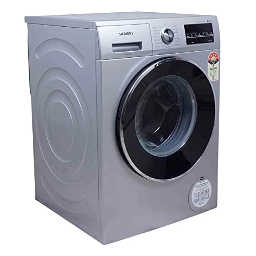Siemens 7.5 kg Fully-Automatic Front Loading iQ500 Washing Machine (WM14J46IIN, Silver)