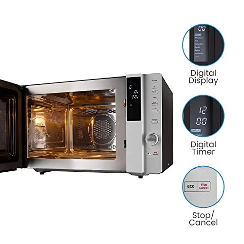 Voltas Beko 28 L Convection Microwave Oven (MC28BD, Inox)