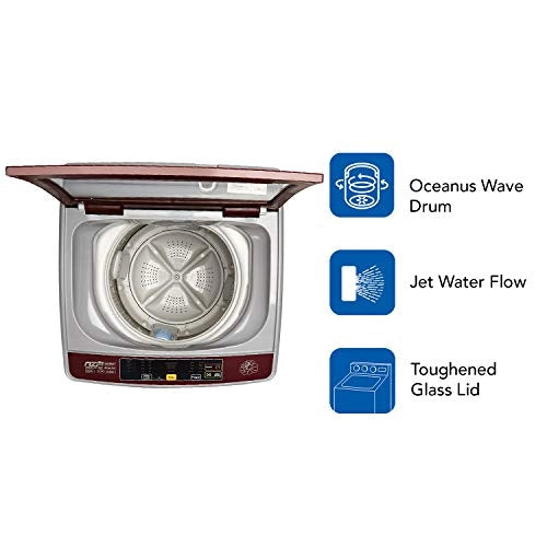 Haier 6.5 kg Fully-Automatic Top Loading Washing Machine (HWM65-707NZP, Silver Grey)