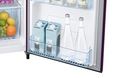 Samsung 192 L 3 Star inverter Direct Cool Single Door Refrigerator (RR20A272YCR/NL, Camellia Purple)