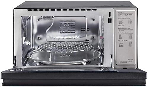 LG 32 L Charcoal Convection Healthy Heart Microwave Oven (MJEN326TL, Black Line Pattern, Neo Chef Design)