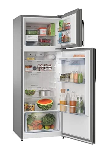 Bosch 290L 4Star Inverter Frost Free Double Door Refrigerator,Convertible (CTC29S04DI, Sparkly Steel)