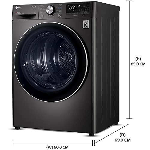 LG DHV09SWB 9 kg dryer image 3