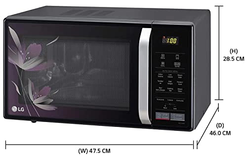 LG 21 L Convection Microwave Oven (MC2146BP, Black)