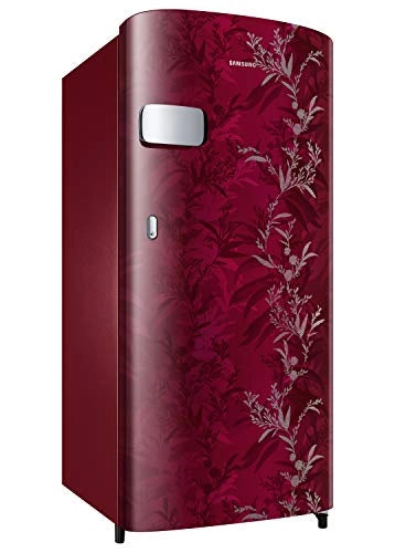 Samsung 192 L 1 Star Direct Cool Single Door Refrigerator (RR19A2YCA6R/NL, Mystic Overlay RED)