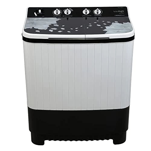 Lloyd LWMS85KT1 (8.5 Kg) Semi Automatic Top Load Washing Machine (BLACK)