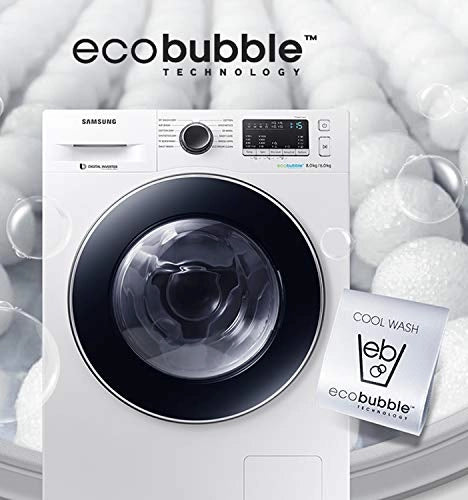 Samsung 7.0 kg / 5.0 kg Inverter Fully-Automatic Washer Dryer (WD70M4443JS/TL, Silver)